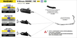 Suzuki V-STROM 800DE / SE Carbon fiber heat shield