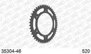 BMW F650 1995-1996 - AFAM Rear Sprocket, 520 (OE Pitch), Steel - 46T, 110 links reqd - 35304-46 - P3 Tuning