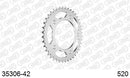 Aprilia RS250 1996-2003 - AFAM Rear Sprocket, 520 (OE Pitch), Steel - 42T (orig size) - 35306-42 - P3 Tuning