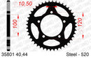Aprilia RS125 2006-2010 - AFAM Rear Sprocket, 520 (OE Pitch), Steel - 40T (orig size) - 35801-40 - P3 Tuning