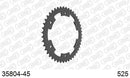 Aprilia ETV Caponord (1000cc) 2001-2008 - AFAM Rear Sprocket, 525 (OE Pitch), Steel - 45T (orig size) - 35804-45 - P3 Tuning