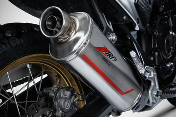 CLEARANCE - YAMAHA TENERE 700 (21-23) ZARD STAINLESS STEEL SABBIA SLIP ON (REMOVABLE BAFFLE) - 0