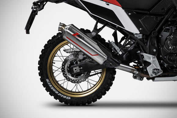 CLEARANCE - YAMAHA TENERE 700 (21-23) ZARD STAINLESS STEEL SABBIA SLIP ON (REMOVABLE BAFFLE)