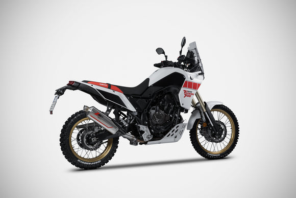 CLEARANCE - YAMAHA TENERE 700 (21-23) ZARD STAINLESS STEEL SABBIA SLIP ON (REMOVABLE BAFFLE)