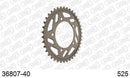 Aprilia RSV4 (1000cc) 2015-2020 - AFAM Rear Sprocket, 525 (OE Pitch), Alu - 40T, 110 links reqd - 36807-40 - P3 Tuning