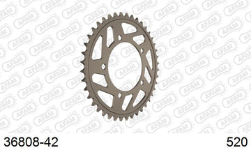 Aprilia RSV4 1100 Factory 2019-2020 - AFAM Rear Sprocket, 520 conversion, Alu - 42T, 112 links reqd - 36808-42 - P3 Tuning
