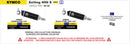 Kymco XCITING 400i S Urban  aluminium "Dark" silencer with carbon fibre end cap-2