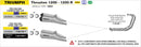 Triumph THRUXTON 1200 / 1200 R Non catalized racing collectors-4
