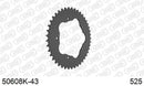 Ducati Monster 796 2010-2014 - AFAM Rear Sprocket, 525 conversion, Steel PCD2 - 43T, 108 links reqd, fits PCD2 - 50608K-43 - P3 Tuning