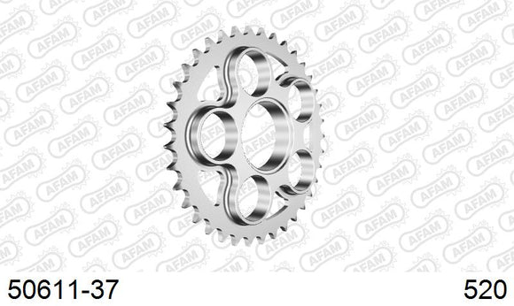 Ducati 748 E/S 2000-2002 - AFAM Rear Sprocket, 520 (OE Pitch), Steel - 37T, 96 links reqd - 50611-37 - P3 Tuning