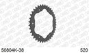 Ducati 959 Panigale 2019-2019 - AFAM Rear Sprocket, 520 conversion, Steel PCD4 - 38T, 114 links reqd, fits PCD4 - 50804K-38 - P3 Tuning