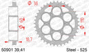 Ducati Monster 1200 / S 2014-2020 - AFAM Rear Sprocket, 525 (OE Pitch), Steel - 41T (orig size), fits inc S - 50901-41 - P3 Tuning