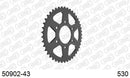 Ducati Multistrada 1200 Enduro 2016-2017 - AFAM Rear Sprocket, 530 (OE Pitch), Steel - 43T (orig size), fits Enduro - 50902-43 - P3 Tuning