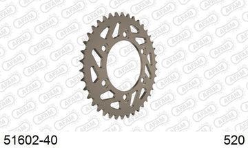 Ducati Monster 695 (696cc) 2007-2007 - AFAM Rear Sprocket, 520 (OE Pitch), Alu - 40T, 102 links reqd - 51602-40 - P3 Tuning