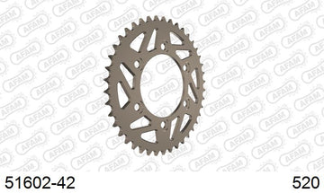 Ducati Monster 696 2008-2013 - AFAM Rear Sprocket, 520 (OE Pitch), Alu - 42T, 108 links reqd - 51602-42 - P3 Tuning