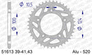 Ducati 749 R / S monoposto 2003-2007 - AFAM Rear Sprocket, 520 conversion, Alu - 39T (orig size) - 51613-39 - P3 Tuning