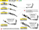 Honda CBR 1000 RR-R Pista titanium silencer with titanium link pipe-3