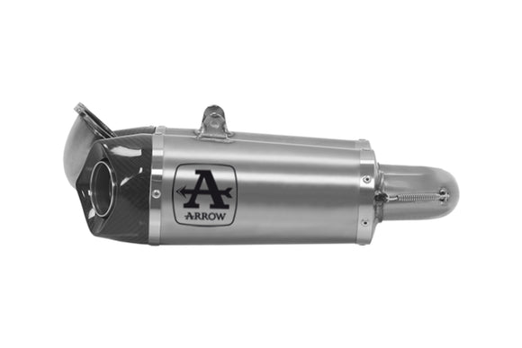 Ducati Panigale V2 Titanium Works silencers (right and left) with carby end cap