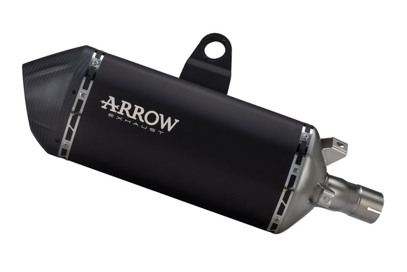 Honda Africa Twin CRF 1100 L Sonora titanium "Dark" silencer with carby end cap