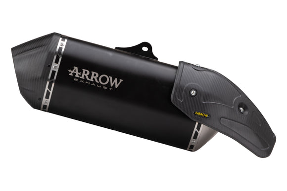 Aprilia TUAREG 660 Sonora titanium "Dark" silencer with carby end cap