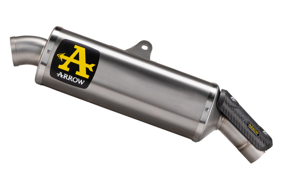 Aprilia TUAREG 660 Indy Race Titanium silencer with steel end cap