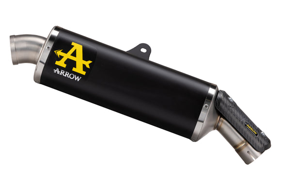 Aprilia TUAREG 660 Indy Race Titanium "Dark" silencer with steel end cap