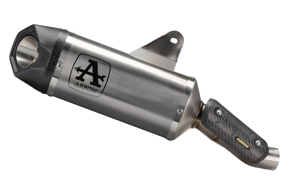 Ducati Monster 937 Indy-Race Titanium Approved silencer with carby end cap