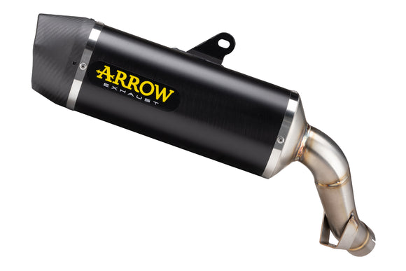 Kawasaki VERSYS 1000 Indy-Race Aluminium "dark" silencer with carby end cap