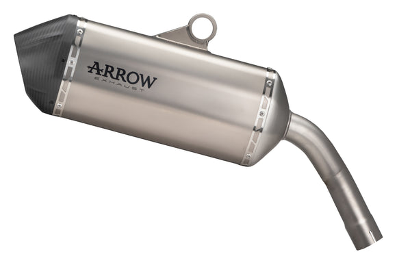 BMW F 850 GS Sonora titanium silencer with carby end cap