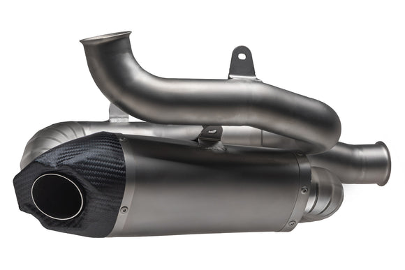 Ducati Panigale V4 Titanium Works silencer with titanium link pipes