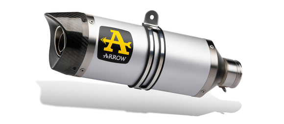 Suzuki GSX-R 600 i.e. Street Thunder aluminium "Dark" silencer with carby end cap