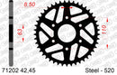 KTM 125 RC 2014-2023 - AFAM Rear Sprocket, 520 (OE Pitch), Steel - 42T, 112 links reqd - 71202-42 - P3 Tuning