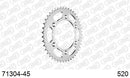 KTM 200 EXC 1998-2008 - AFAM Rear Sprocket, 520 (OE Pitch), Steel - 45T, 114 links reqd - 71304-45 - P3 Tuning
