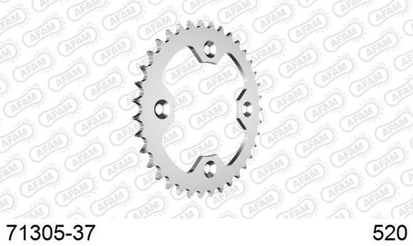 KTM 450 SX Quad 2008-2010 - AFAM Rear Sprocket, 520 (OE Pitch), Steel - 37T, 96 links reqd - 71305-37 - P3 Tuning