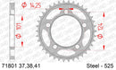 KTM RC8 R (1190cc) 2009-2015 - AFAM Rear Sprocket, 525 (OE Pitch), Steel - 38T (orig size) - 71801-38 - P3 Tuning