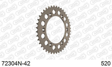 KTM 250 EXC 2024-2026 - AFAM Rear Sprocket, 520 (OE Pitch), Alu - 42T, 114 links reqd - 72304N-42 - P3 Tuning