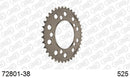 KTM 990 Super Duke 2006-2012 - AFAM Rear Sprocket, 525 (OE Pitch), Alu - 38T (orig size) - 72801-38 - P3 Tuning
