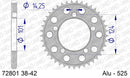 KTM RC8 (1190cc) 2008-2010 - AFAM Rear Sprocket, 525 (OE Pitch), Alu - 38T (orig size) - 72801-38 - P3 Tuning
