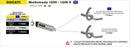 Ducati Multistrada 1200 / 1200S Race-Tech aluminium "Dark" silencer with carby end cap-3