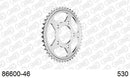 Triumph Trophy 900 1991-1993 - AFAM Rear Sprocket, 530 (OE Pitch), Steel - 46T (orig size) - 86600-46 - P3 Tuning