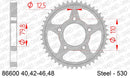 Triumph Daytona 1200 1994-1998 - AFAM Rear Sprocket, 530 (OE Pitch), Steel - 48T, 114 links reqd - 86600-48 - P3 Tuning