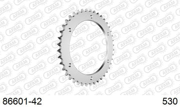 Triumph Tiger 1050 Sport 2013-2021 - AFAM Rear Sprocket, 530 (OE Pitch), Steel - 42T, 120 links reqd - 86601-42 - P3 Tuning