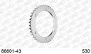 Triumph Tiger 1050 Sport 2013-2021 - AFAM Rear Sprocket, 530 (OE Pitch), Steel - 43T, 120 links reqd - 86601-43 - P3 Tuning