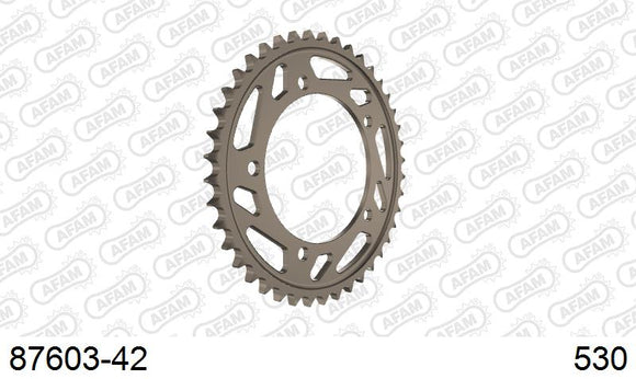 Suzuki GSX-R1000 2001-2002 - AFAM Rear Sprocket, 530 (OE Pitch), Alu - 42T (orig size) - 87603-42 - P3 Tuning