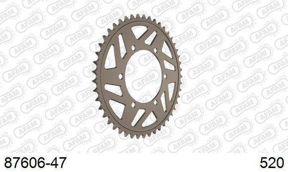 Triumph Daytona 675 2013-2016 - AFAM Rear Sprocket, 520 conversion, Alu - 47T (orig size) - 87606-47 - P3 Tuning