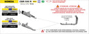 Honda CBR 500 R Indy Race EVO aluminium "Dark" silencer with carby end cap-4