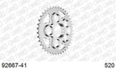 MV Agusta F-4 750 [F4] 2004-2004 - AFAM Rear Sprocket, 520 (OE Pitch), Steel - 41T (orig size), fits Ago - 92667-41 - P3 Tuning
