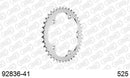 MV Agusta F3 800 2013-2013 - AFAM Rear Sprocket, 525 (OE Pitch), Steel - 41T (orig size) - 92836-41 - P3 Tuning