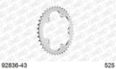 MV Agusta F-4 1000 [F4] 2013-2016 - AFAM Rear Sprocket, 525 (OE Pitch), Steel - 43T, 112 links reqd, fits inc R - 92836-43 - P3 Tuning