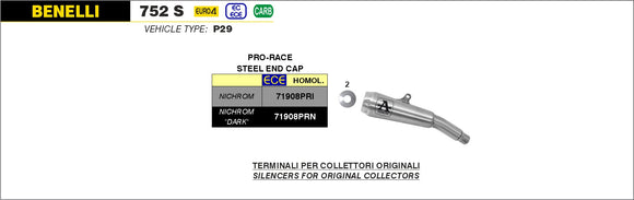 Benelli 752 S Nichrom Pro-Race silencer